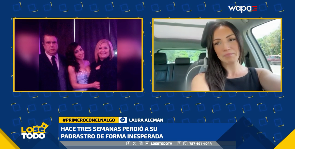 Fallecen padrastro y abuelo de Laura Alemán