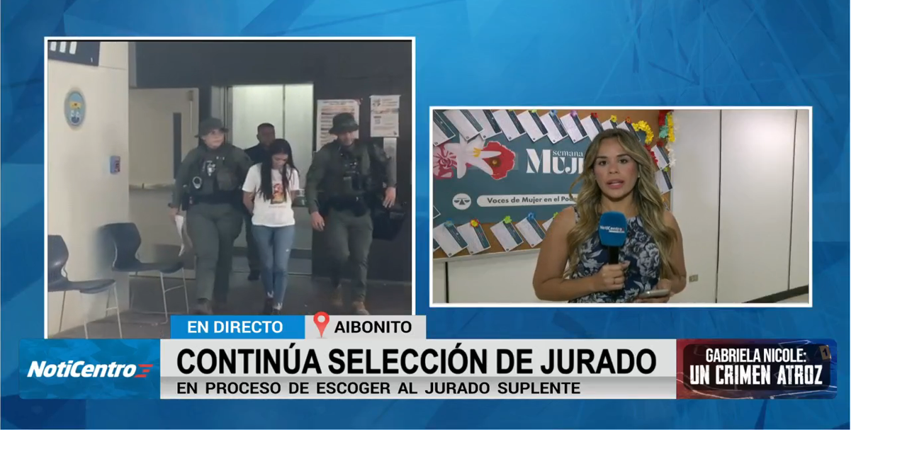 Continúa selección de suplentes para el jurado en el juicio contra Elvia Cabrera