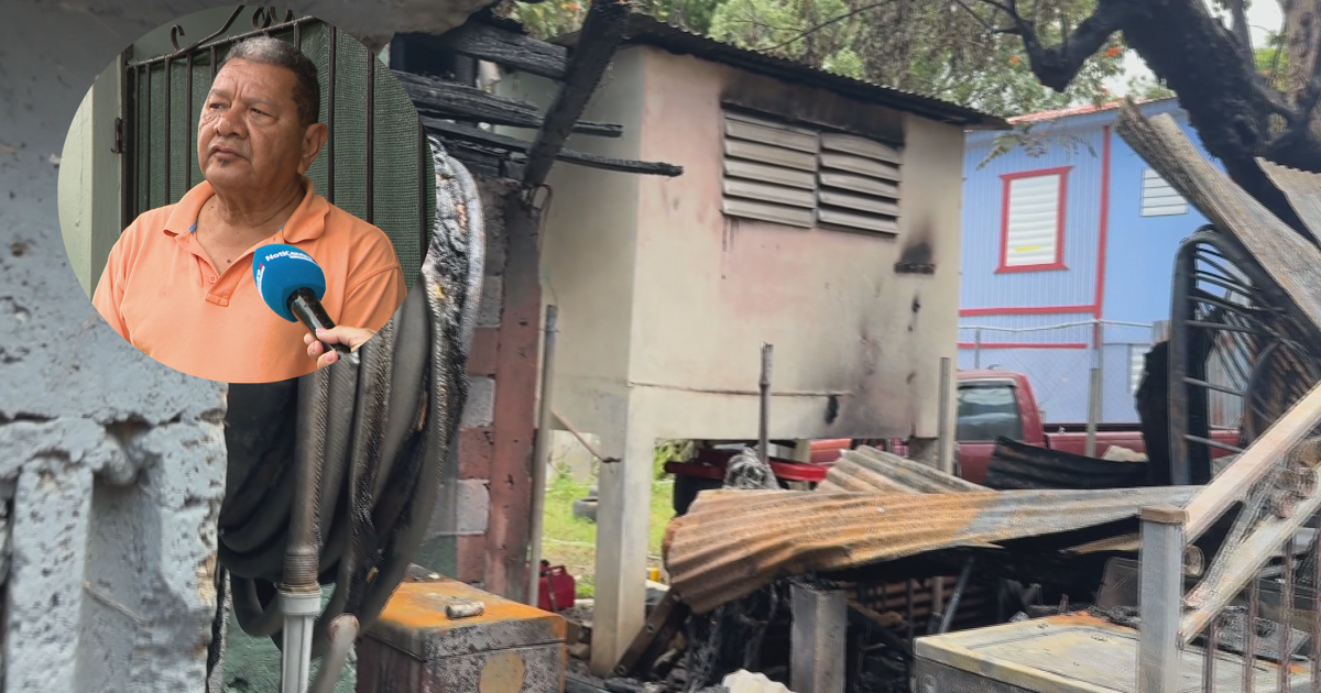 Ciudadanos se expresan tras perder sus residencias en un voraz incendio en Ponce