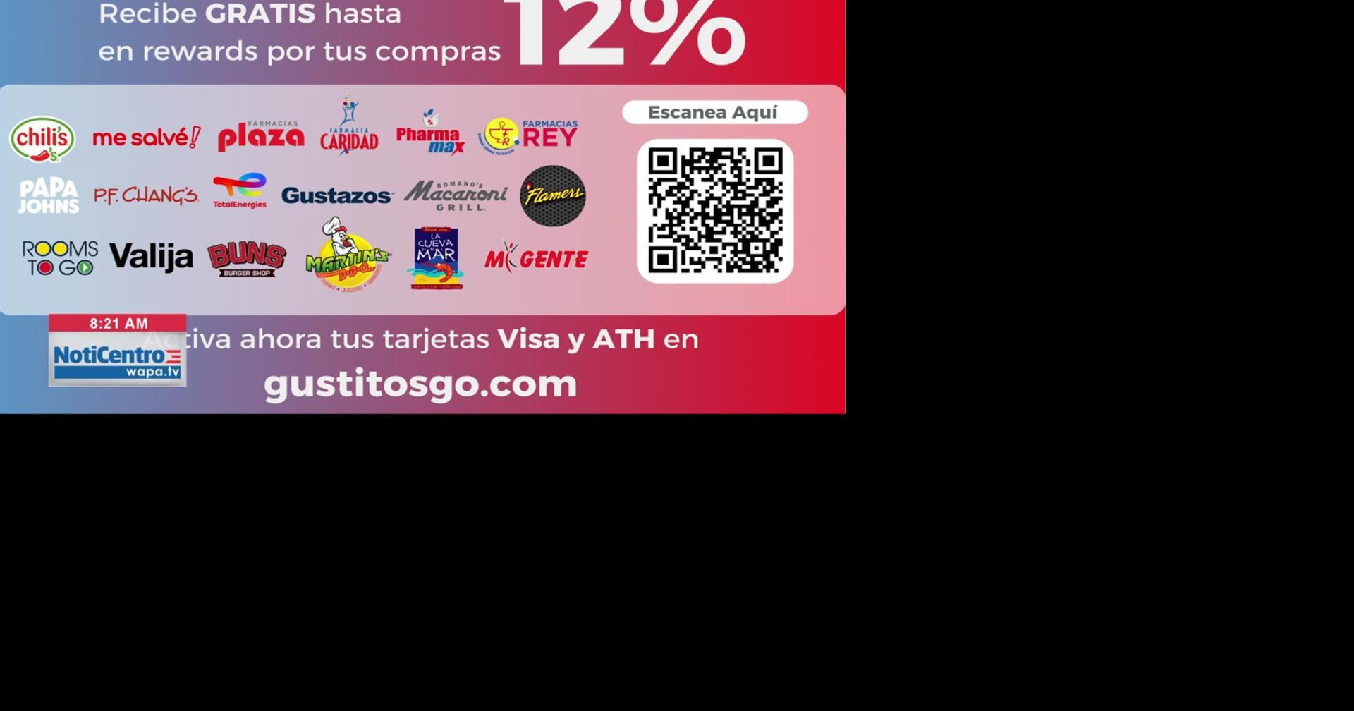 ¿Tienes una tarjeta Visa o ATH? Sácale provecho con Gustitos Go ...