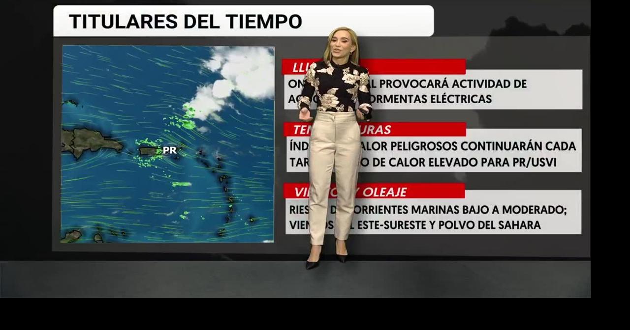 Onda tropical trae aguaceros fuertes y tormentas eléctricas a Puerto Rico