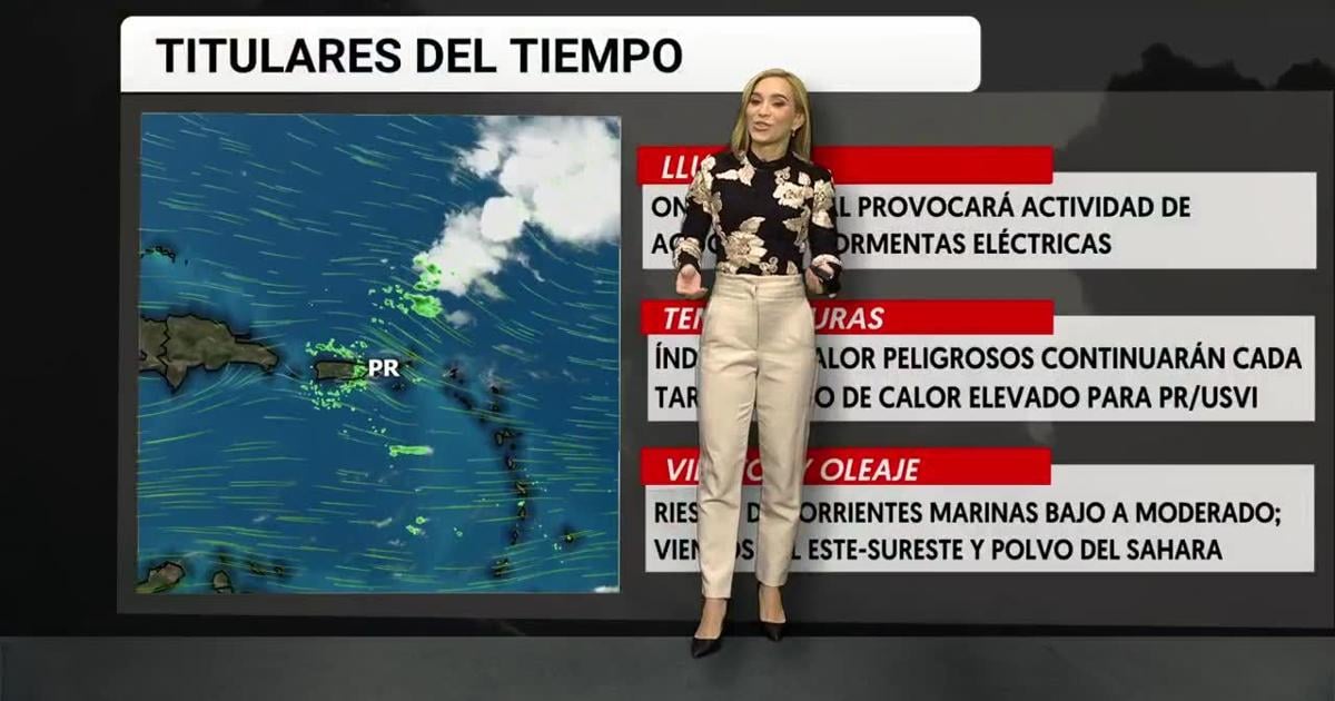 Onda tropical trae aguaceros fuertes y tormentas eléctricas a Puerto Rico