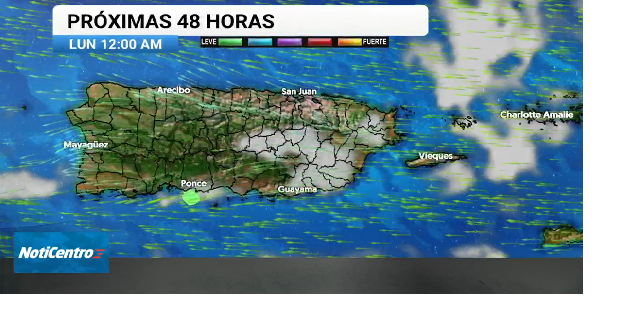 Masa de aire seco limitará lluvias en Puerto Rico en los próximos días