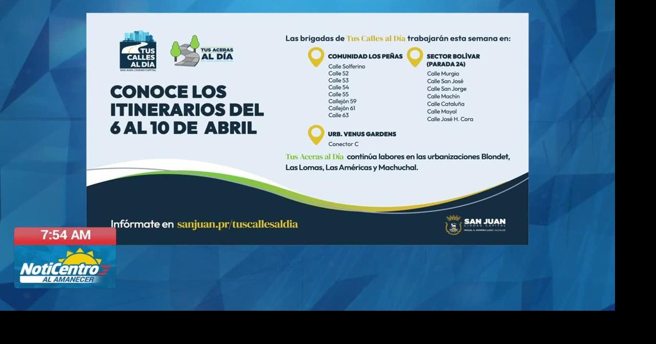“Tus Calle Al Día” impacta Los Peñas, Venus Gardens y el sector Bolívar