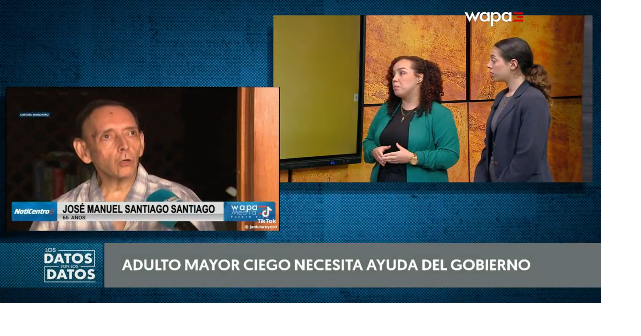 Claman por ayuda para reubicar y brindar servicios de salud a adulto mayor ciego en Caguas