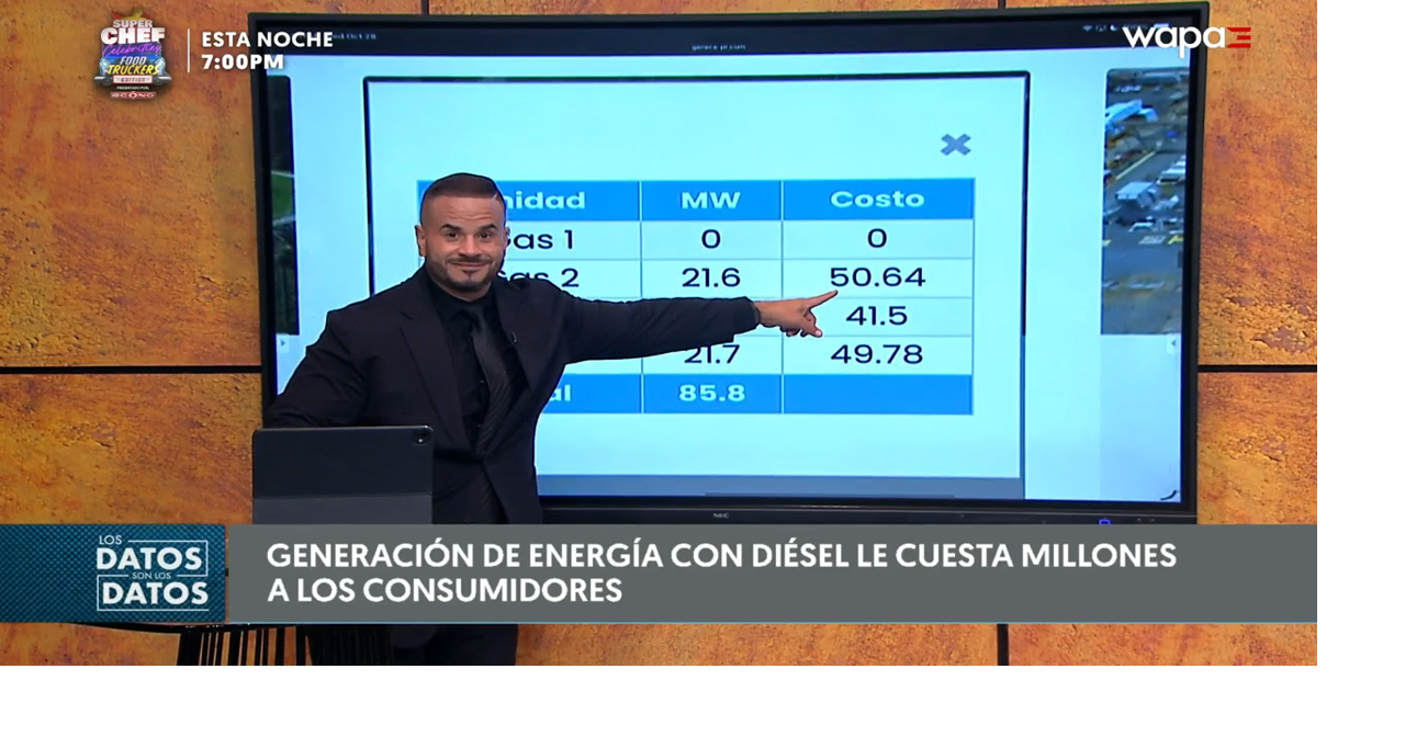 Jay Fonseca: el cargo por combustible es el renglón más caro de la factura eléctrica en PR