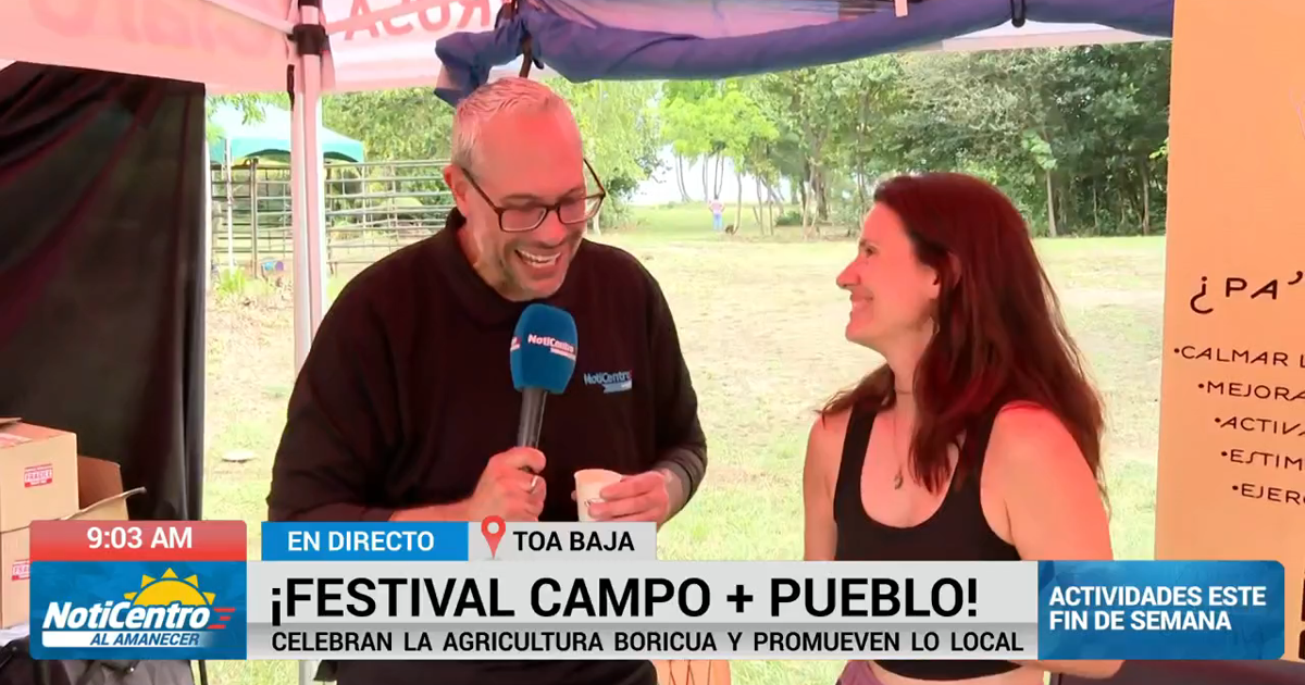 Celebran la agricultura puertorriqueña en la Feria Campo y Pueblo en Toa Baja