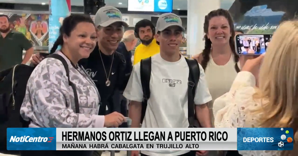 Hermanos Ortiz llegan a la isla tras conquistar el Kentucky Derby