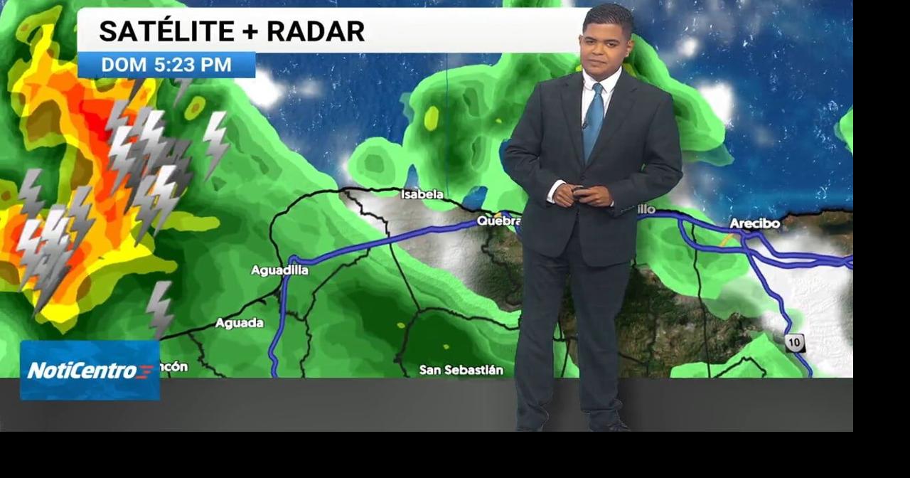 Humedad tropical provoca aguaceros y alertas de inundaciones en Puerto Rico