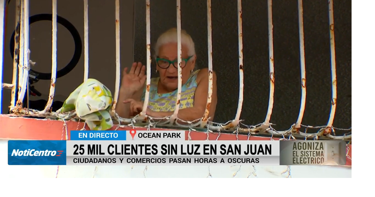 Residentes de San Juan molestos por avería que los mantiene sin energía eléctrica