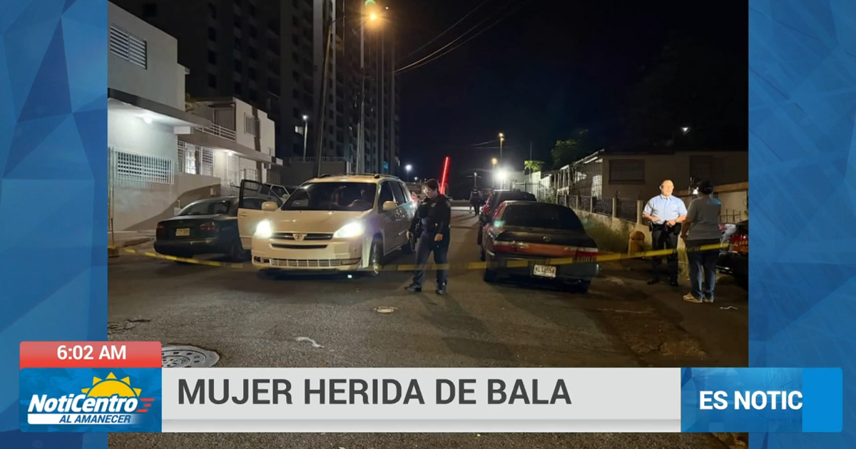 Mujer resulta herida de bala en apartamento en Bayamón; un hombre fue arrestado