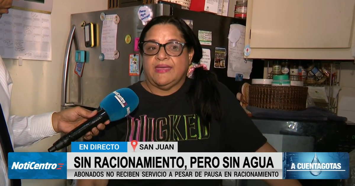 Residente de Las Margaritas en San Juan denuncia 15 meses sin agua potable