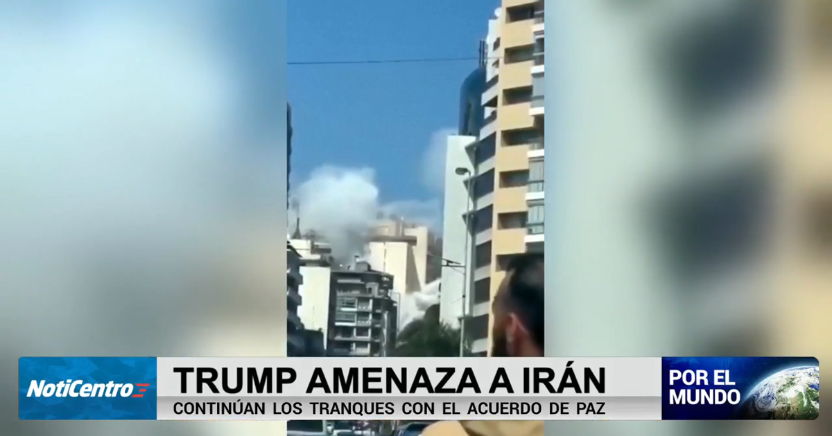 Trump amenaza con atacar a Irán