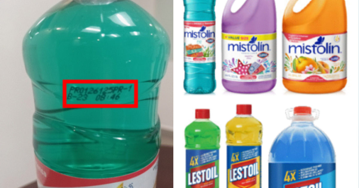 Retiran más de 6 millones de unidades de Mistolín y Lestoil de Clorox Puerto Rico por bacteria