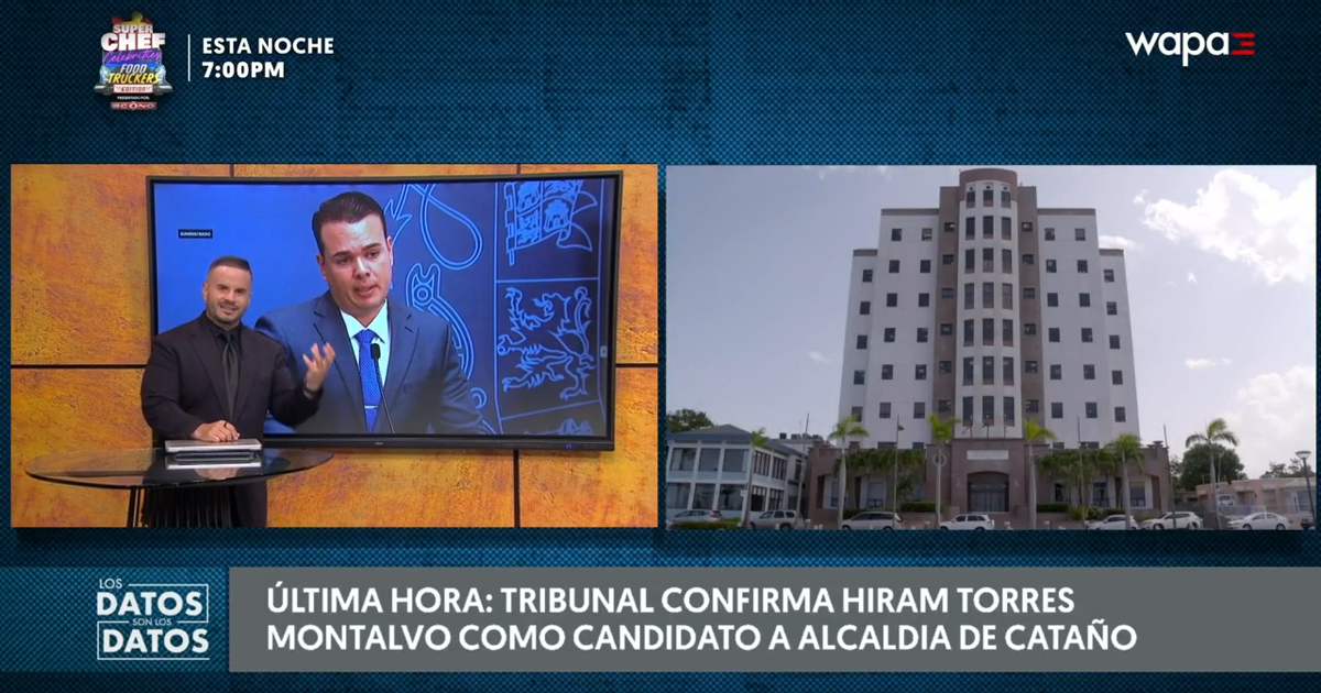 Tribunal valida candidatura a alcaldía de Cataño de secretario del DACO, Hiram Torres Montalvo