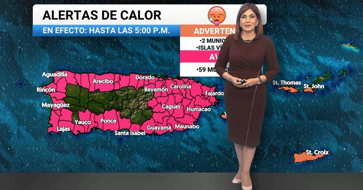 NWS mantiene aviso de calor extremo para 59 municipios de Puerto Rico