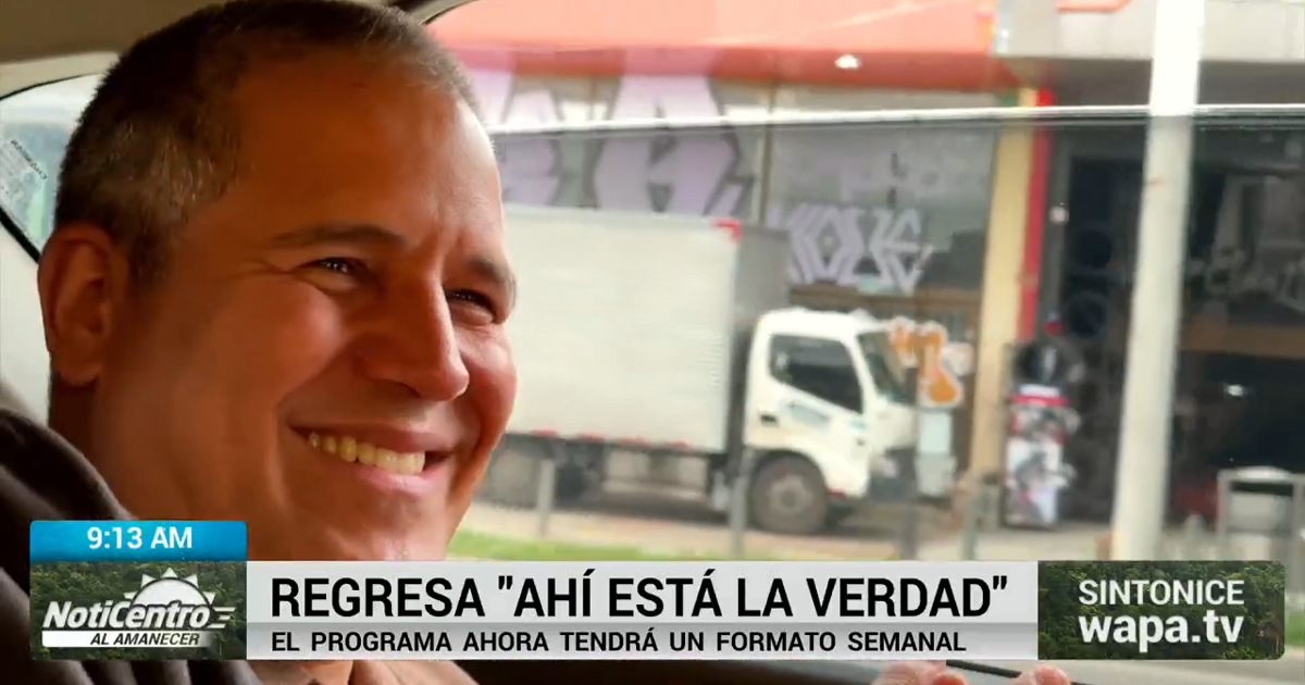 Regresa “Ahí está la verdad” de Normando Valentín