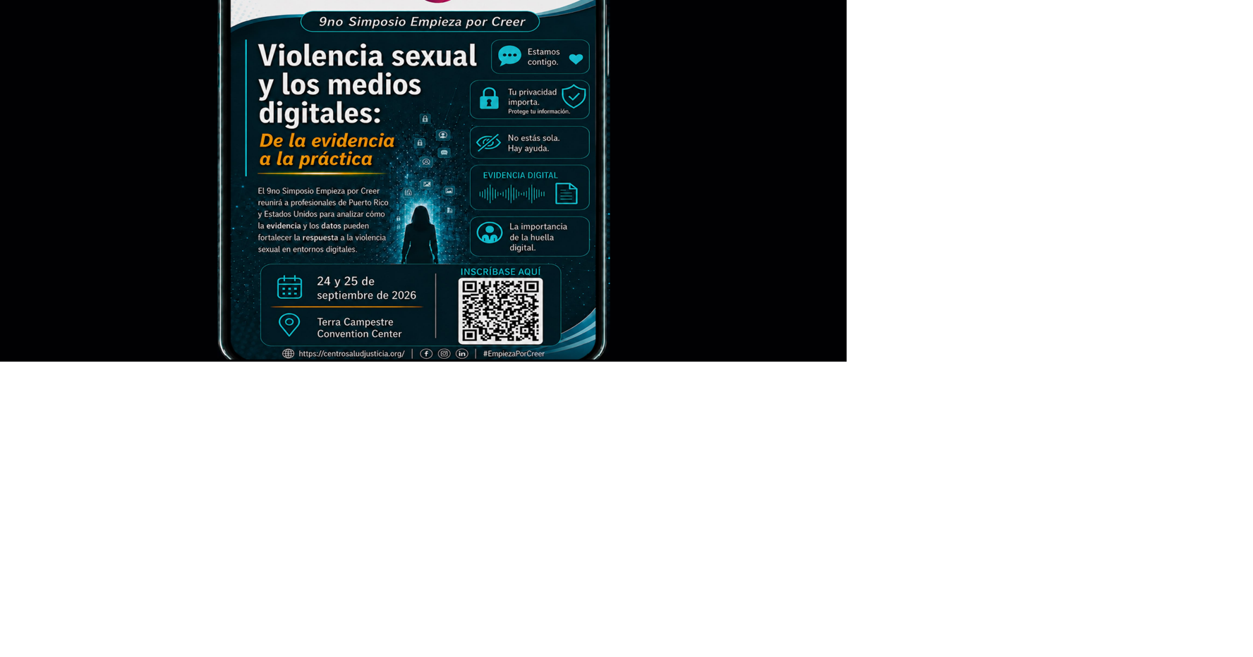 9no Simposio "Empieza por Creer" abordará violencia sexual y medios digitales en Guaynabo