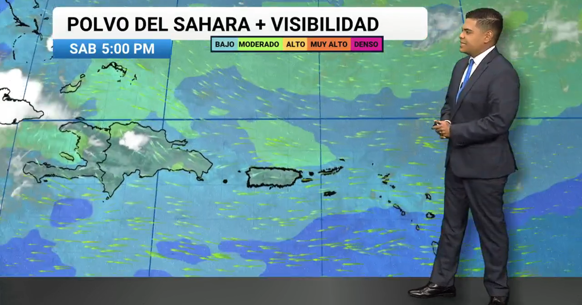 Puerto Rico: mañana brumosa da paso a tarde seca con temperaturas cerca de 90°F