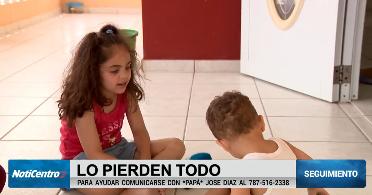 Niños de familia afectada por inundaciones en Las Piedras reciben juguetes tras perderlo todo
