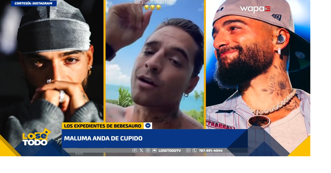 El Expediente de Bebesauro: Maluma de Cupido, mientras Rosalía da consejos de amor