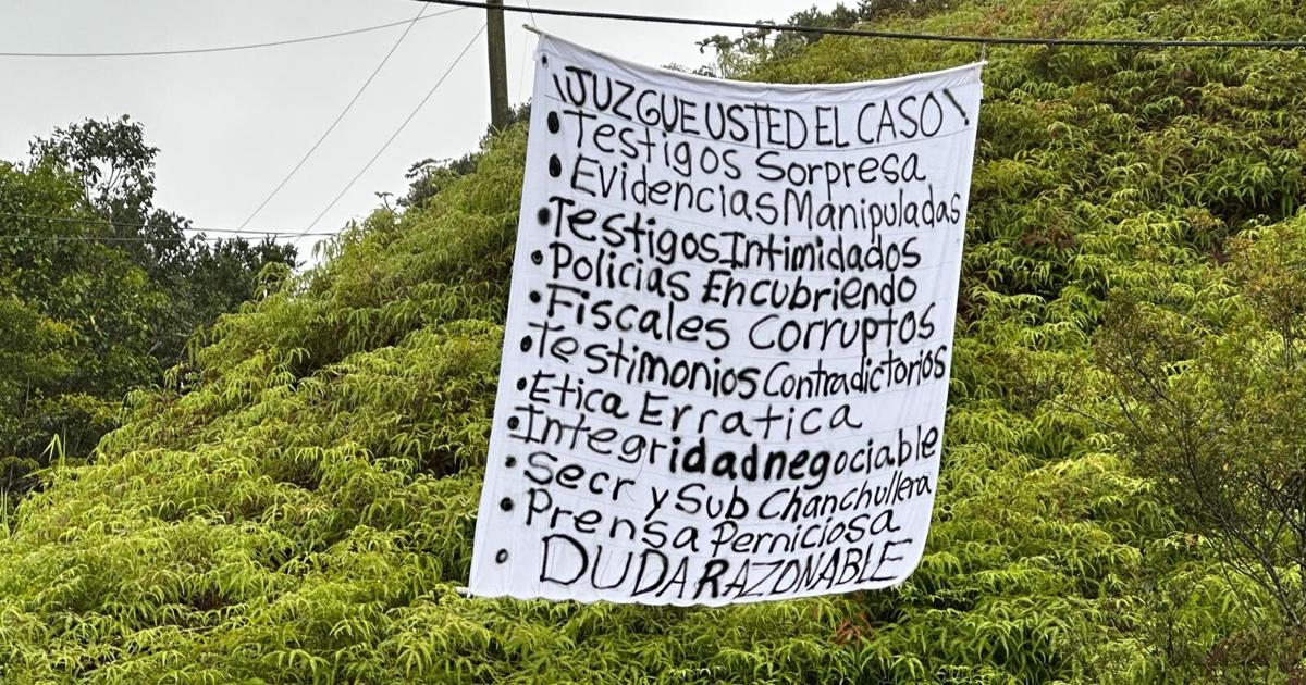 Aparece nueva sábana en Aibonito cuestionando juicio por asesinato de Gabriela Nicole Pratts