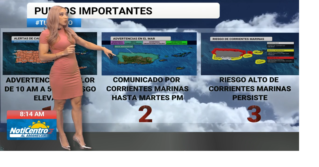 Emiten advertencia de calor para Puerto Rico desde las 10:00 a.m. hasta las 5:00 p.m.