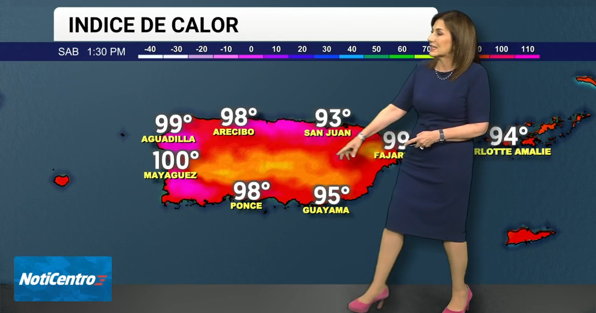 Siguen altas las temperaturas y débil vaguada llegará para el fin de semana