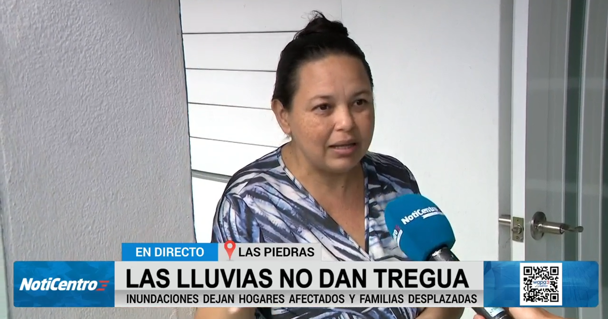 Inundaciones tomaron por sorpresa a vecinos de comunidad en Las Piedras