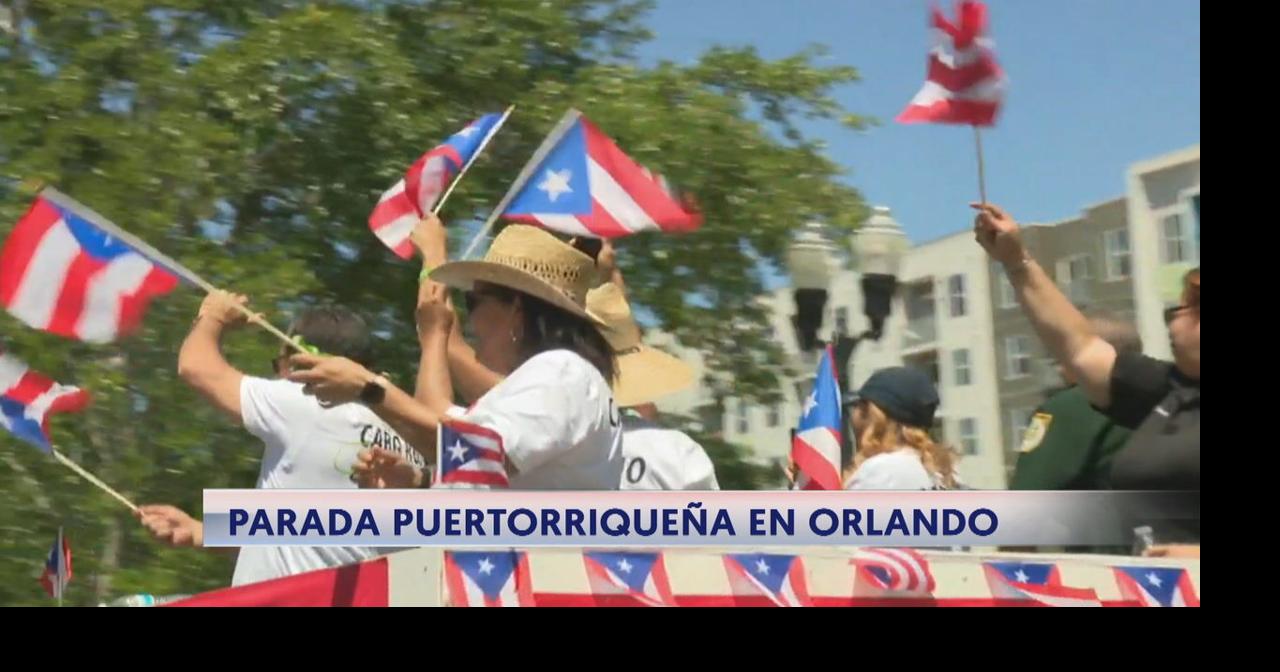 Boricuas disfrutan de la Parada Puertorriqueña en Orlando