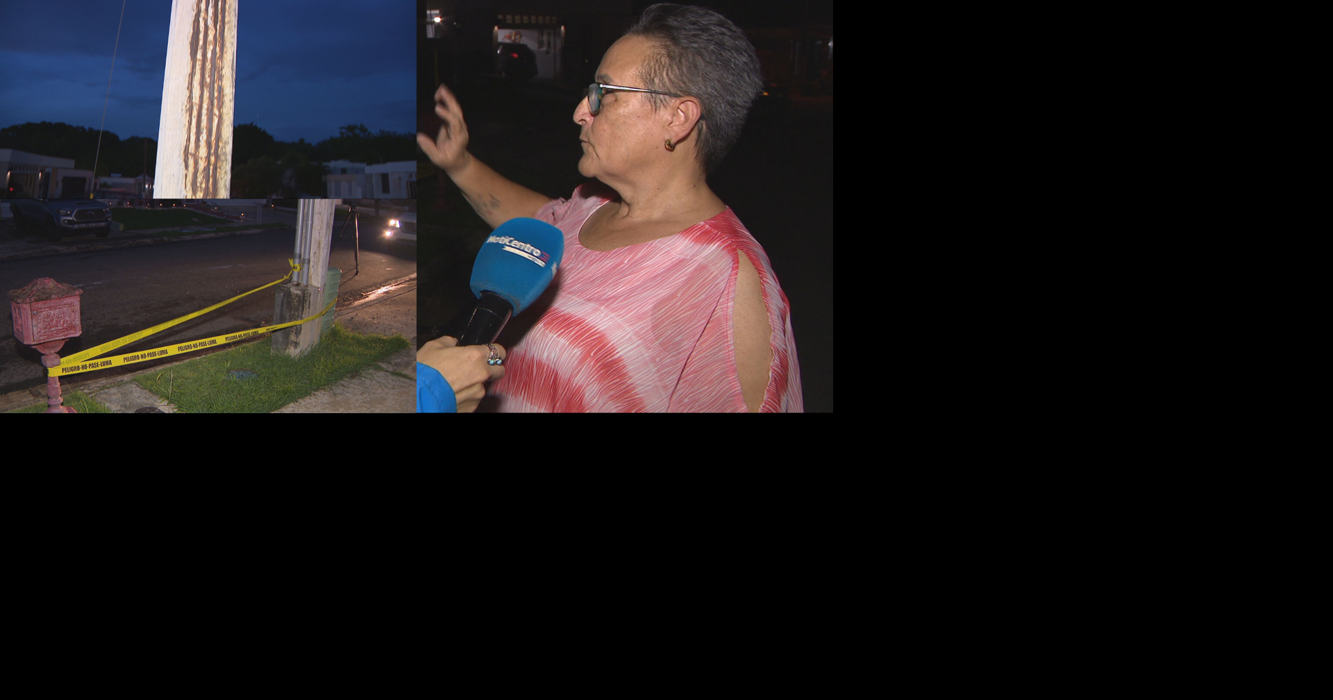 Vecinos de Toa Alta exigen reemplazo urgente de poste que se cae a pedazos
