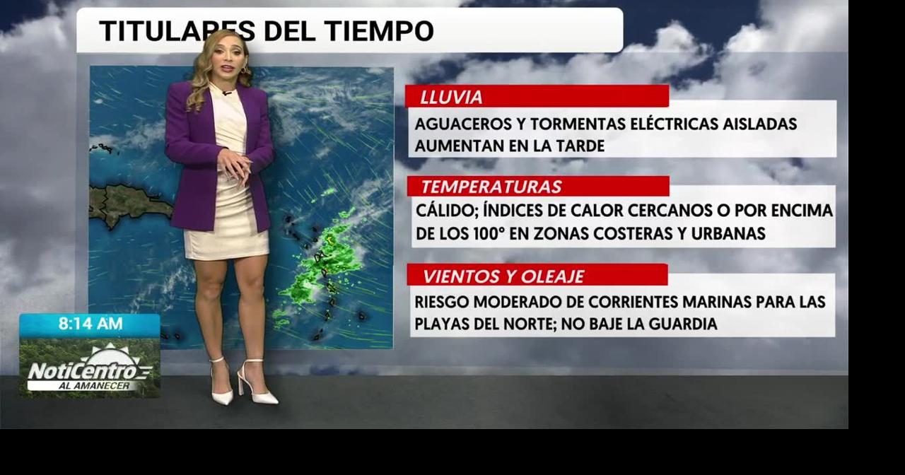 Tiempo: lluvias y tormentas eléctricas en la tarde, pronostican bastante calor