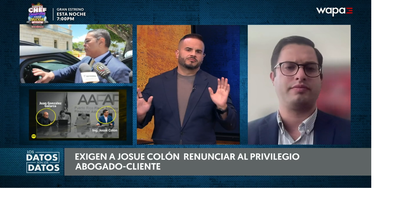 Exigen que Josué Colón renuncie al privilegio de abogado-cliente por contrato de generación