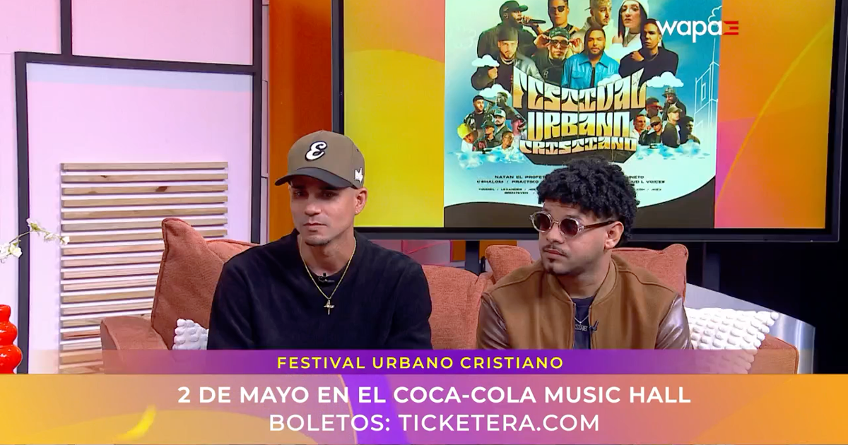 El Festival Urbano Cristiano busca llevar mensaje de fe al Coca-Cola Music Hall