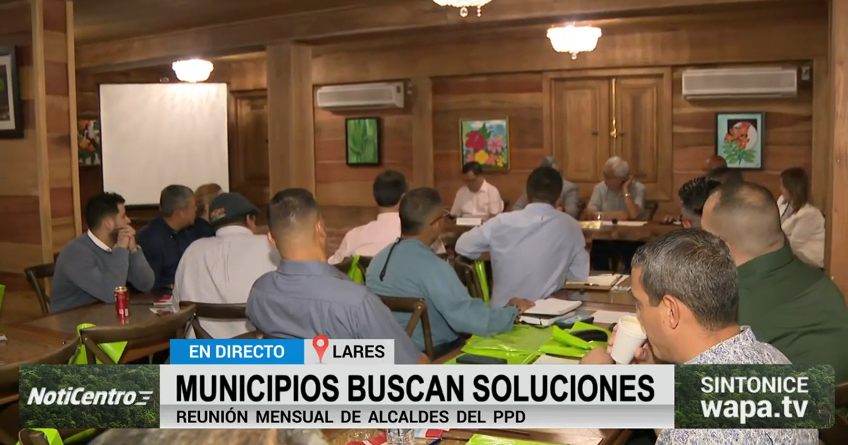 Alcaldes del PPD buscan soluciones con la AAA y DTOP para los municipios