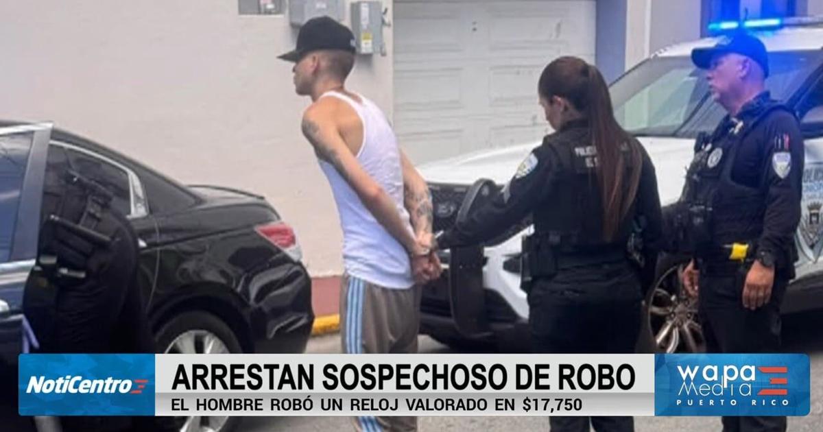 Arrestan a sospechoso de robar lujoso Rolex de tienda en Mall of San Juan