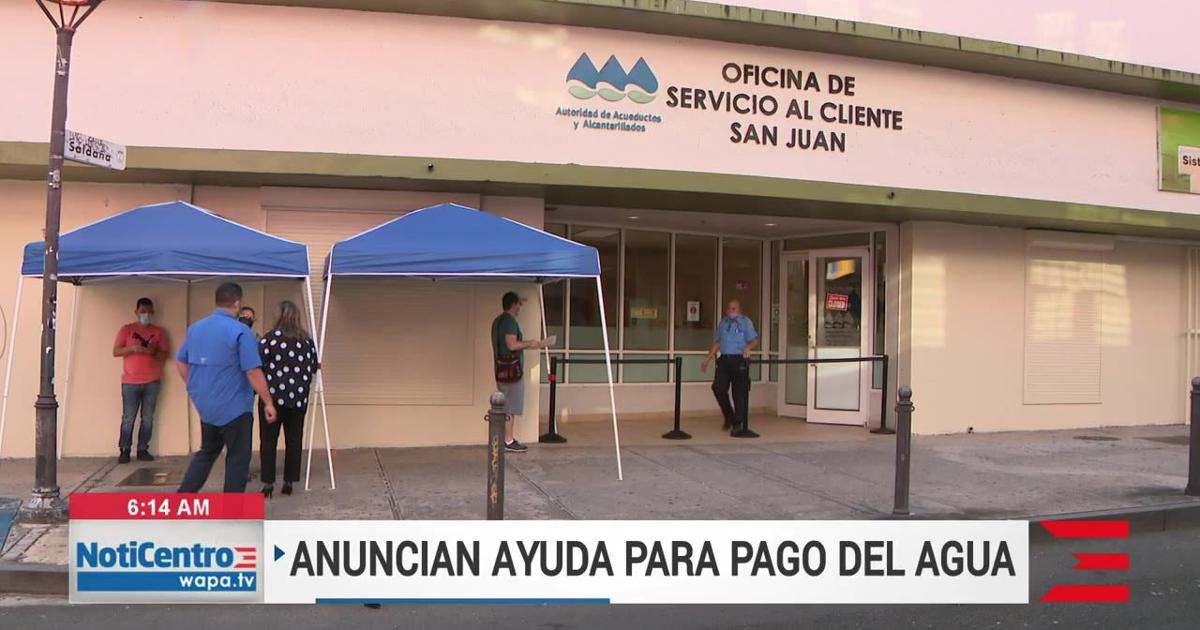 Anuncian ayuda para pagar el agua para 11 mil familias Locales wapa.tv