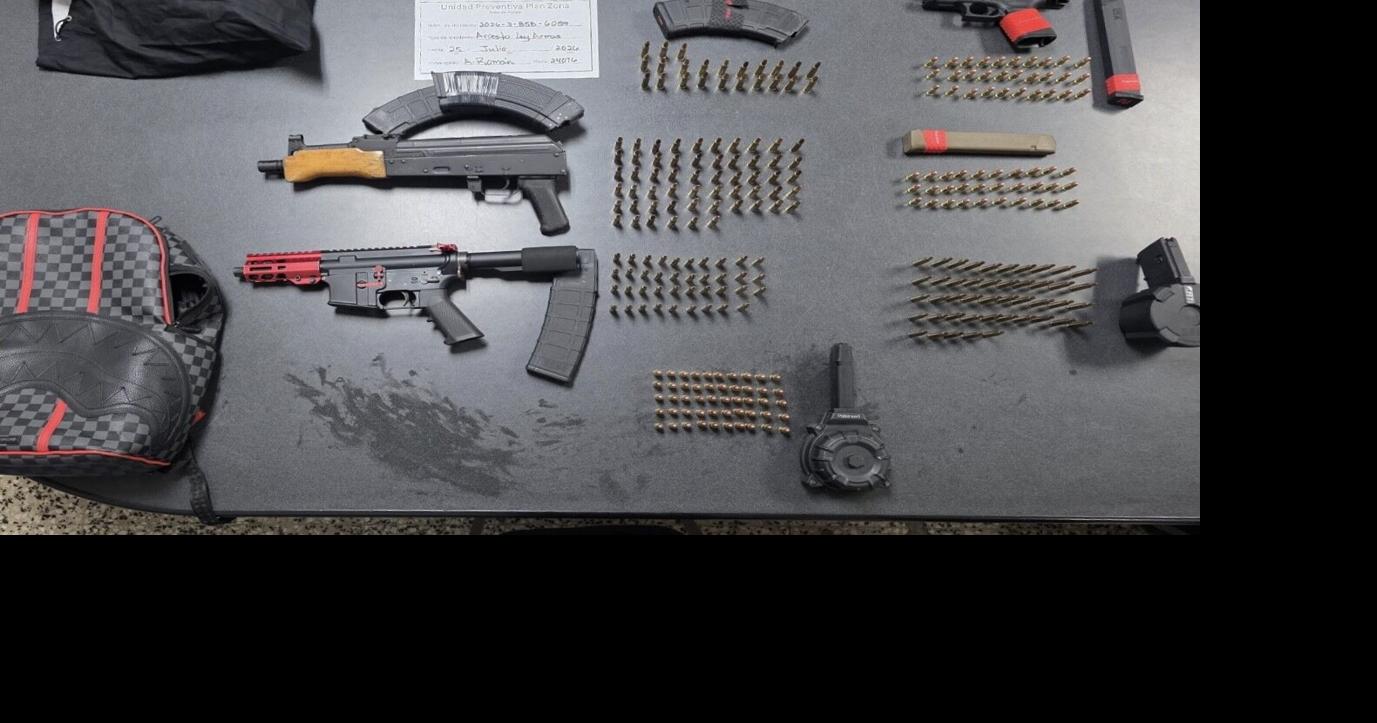 Arrestan tres jóvenes en Ponce por posesión de armas ilegales durante patrullaje preventivo