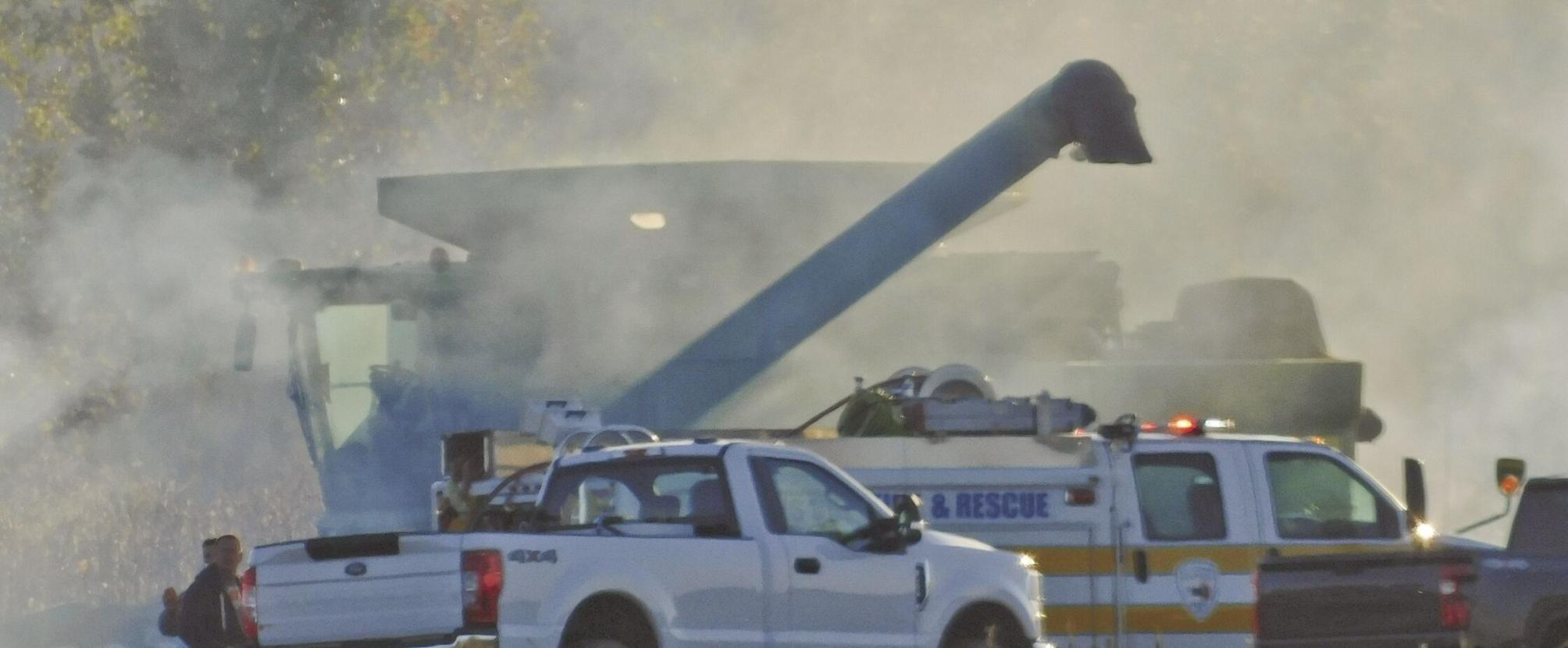 St. Johns Fire Dept. responds to combine fire | | wapakdailynews.com