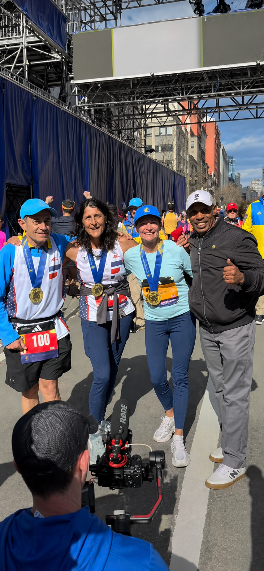 This week, Amy Kentner took on the Boston Marathon alongside Sunita ...