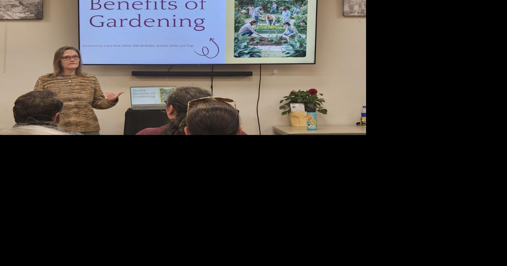 Gardening Event Discusses Health Benefits