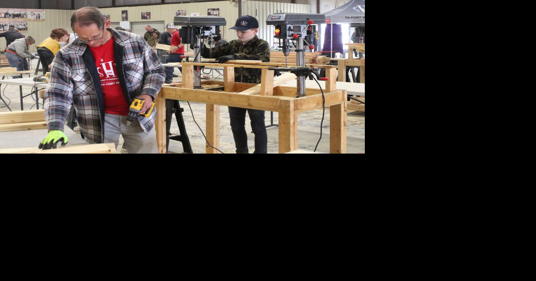 Local event sees 175 bunk beds made for Lions Club youth camp in