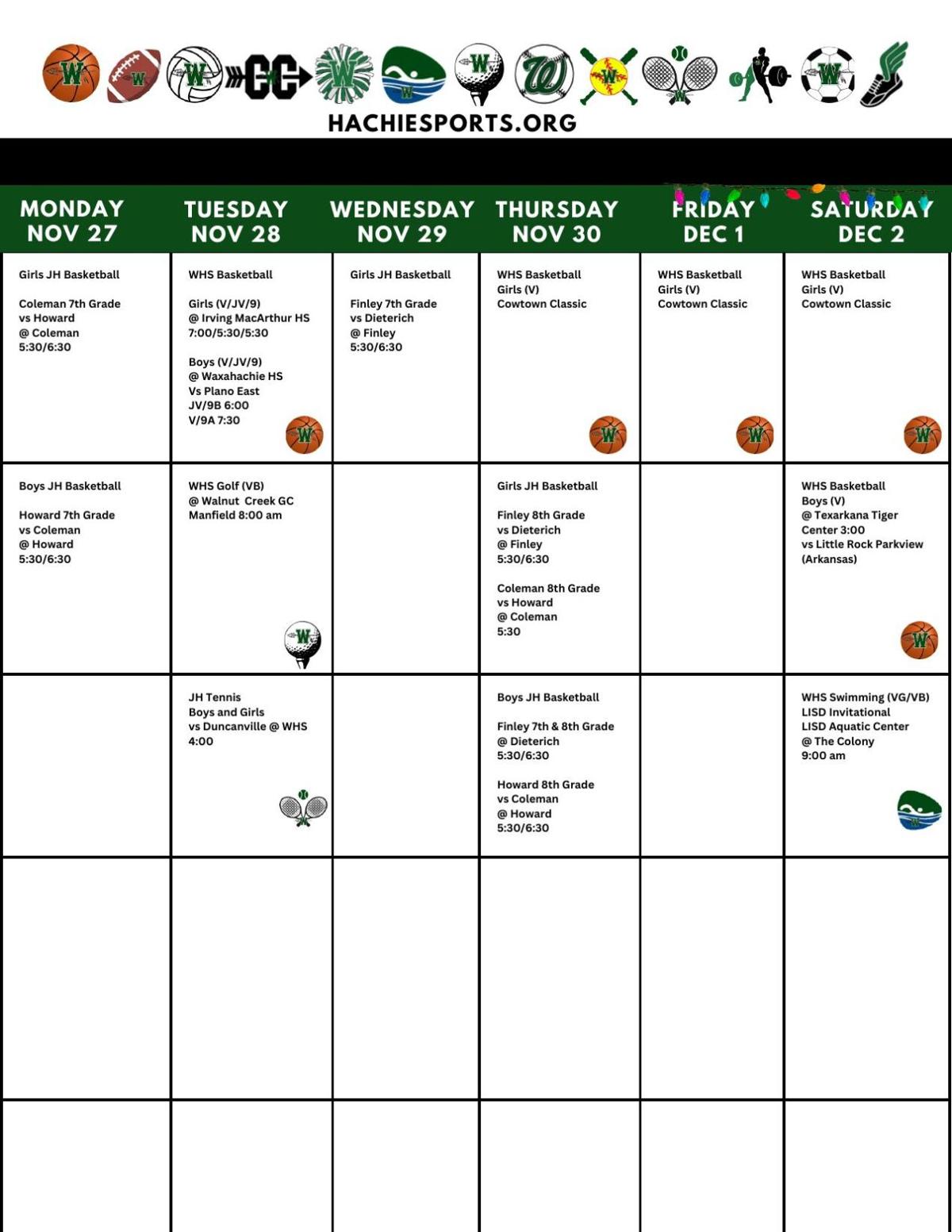 Waxahachie ISD Athletic Calendar Nov 27 Dec 2 (1).pdf