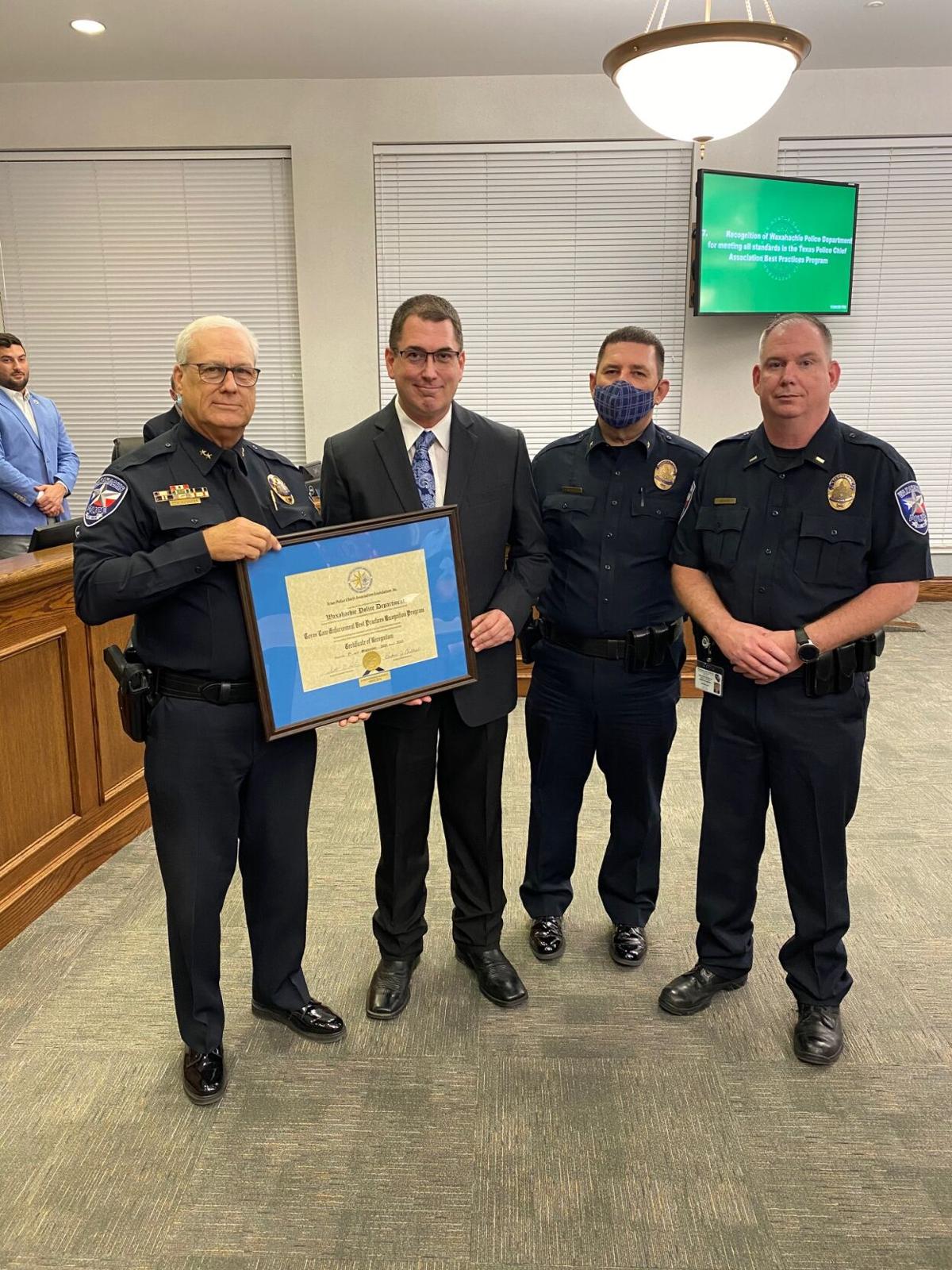 Waxahachie Police Department recognized again by Texas Police Chiefs