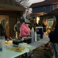 Library staff thank community members with drive-thru event
