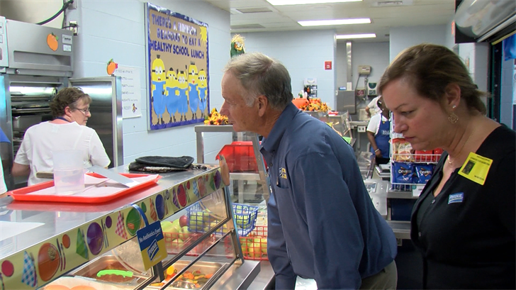 Perdue Farms Brings New Product to North Salisbury Elementary Lunch Menu