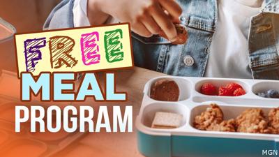 Free meal program graphic