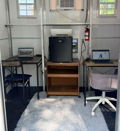 Anne Street Village's new computer lab in Salisbury. 