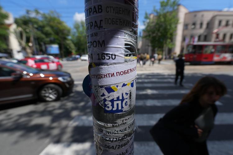 Serbia Students Rally