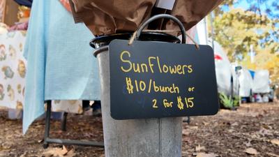 Sunflowers for Sale Sign